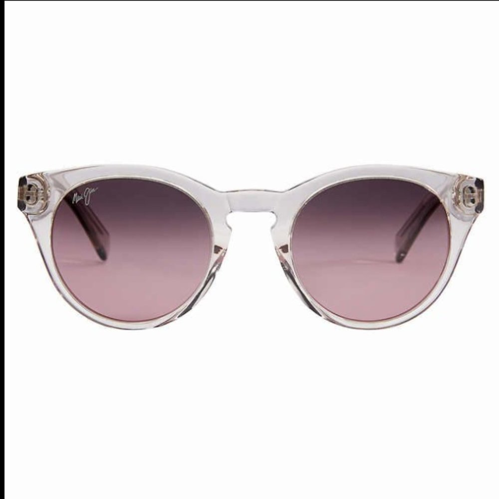 Maui Jim Dragonfly Translucent Pink Sunglasses